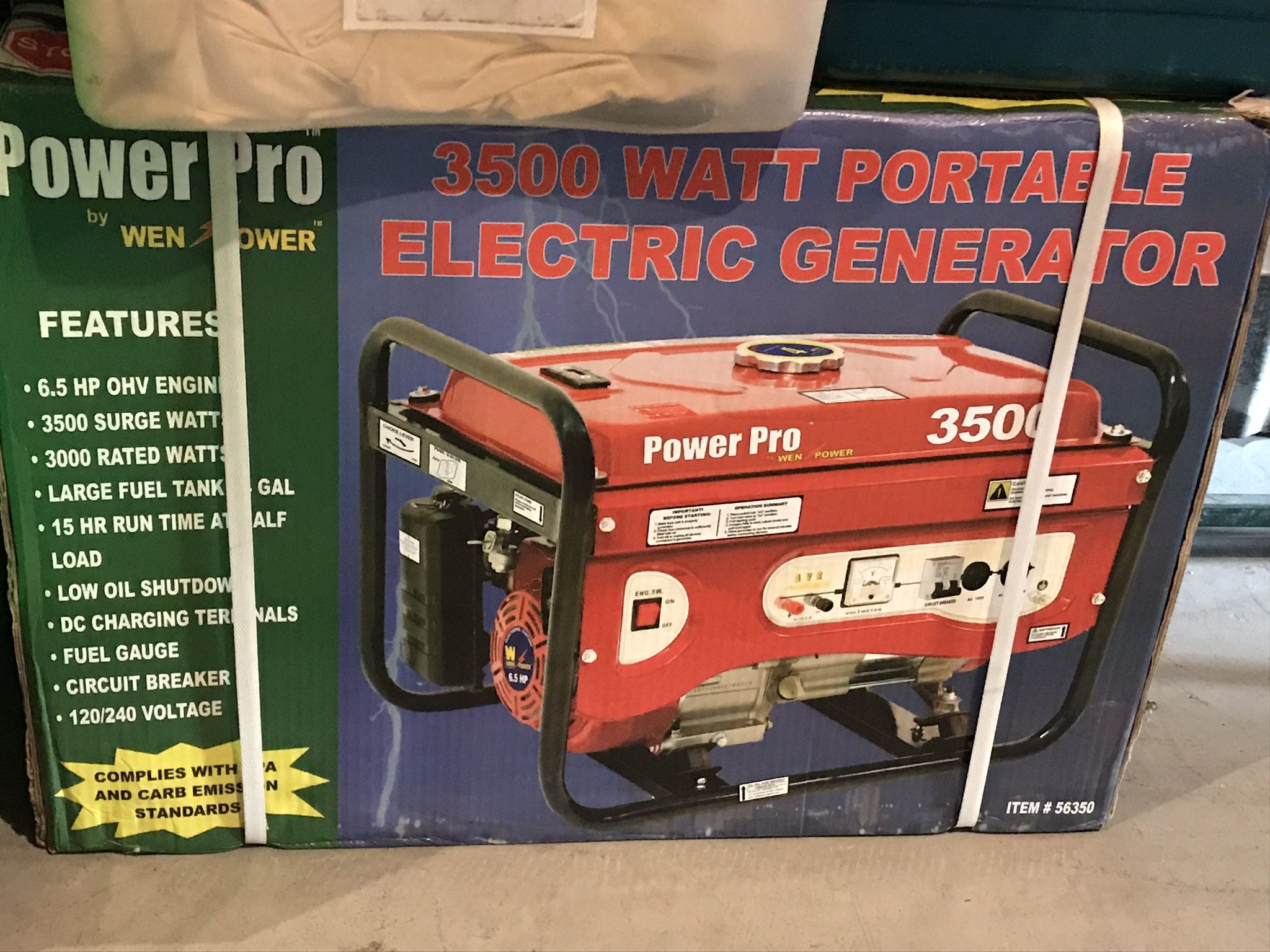I Have A Brand New Generator Still In The Box Never Use $500 Sacto
