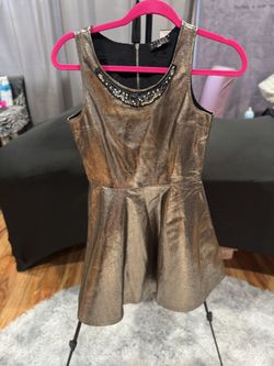 Metallic Girl Dress