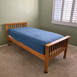 Twin Size Bed Frame And Mattress 