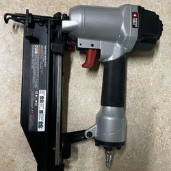 Porter-Cable Pneumatic Nail Gun (FN250SB) + Crown Stapler (TS056) – Like New, Used Once