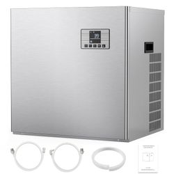 Commercial Ice Maker Machine Head 500 LBS/24h, 132 Ice Cubes Ready in 8-15 min