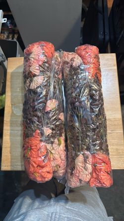 Unopened artificial morning, glory flowers fall decor