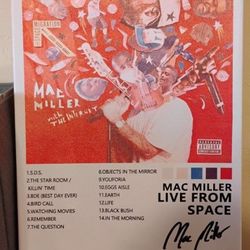 Mac Miller 12 inch x 18 inch Art Canvas Decor 