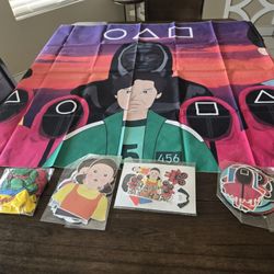 Squid Game Birthday party Decorations 