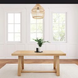 Solid Wood Dining Table - Like new 