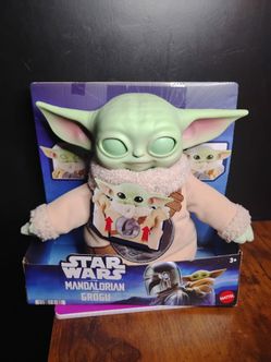 Star Wars Mandalorian Grogu Plush Figure by Mattel