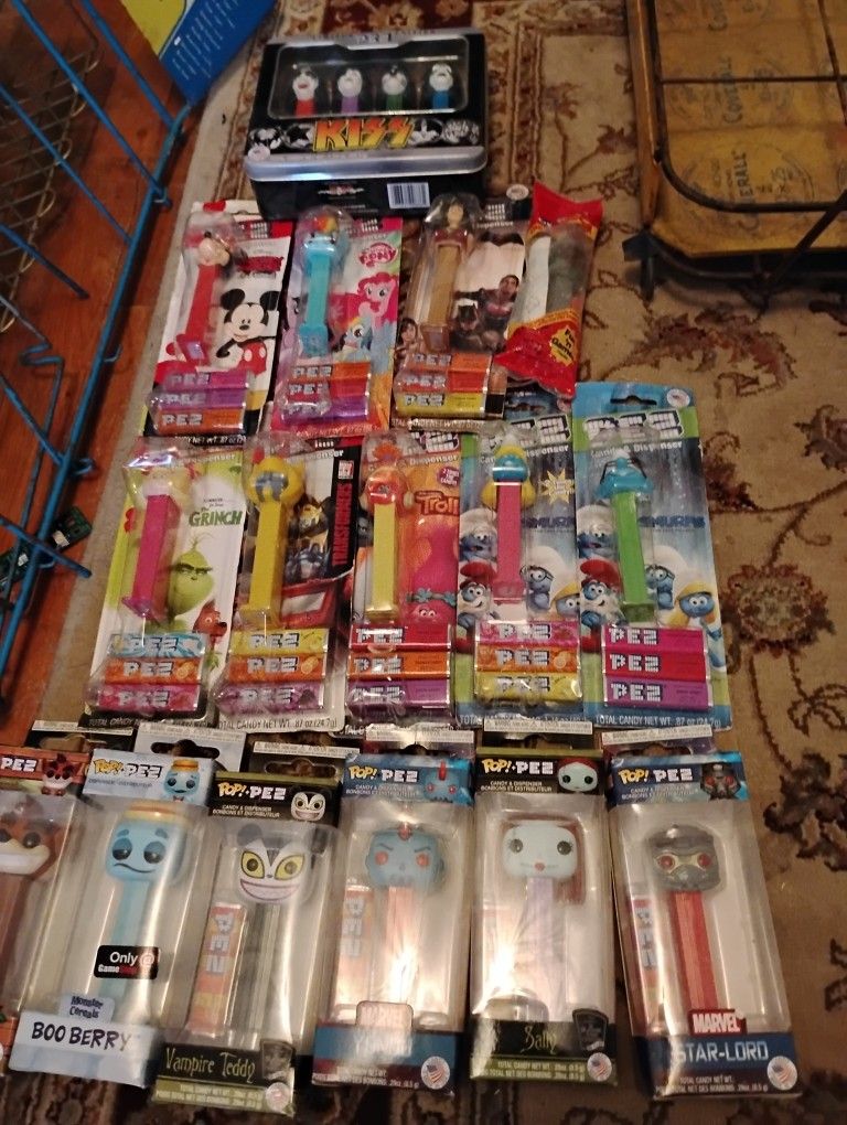 Lot Of Assorted Pez