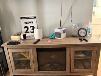 Fire place entertainment center