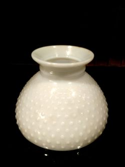 Vintage Milk Glass Lamp Shade