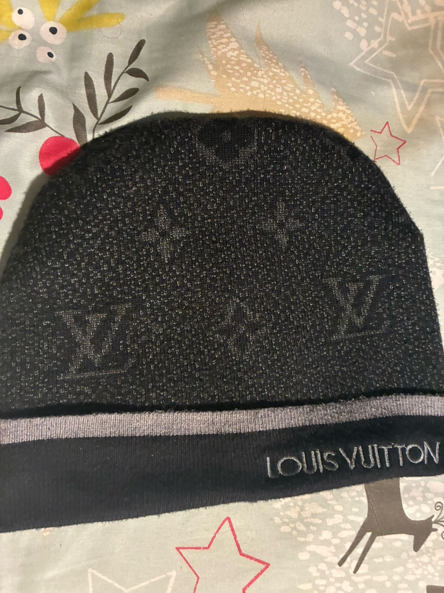Men's Black/Grey Beanie