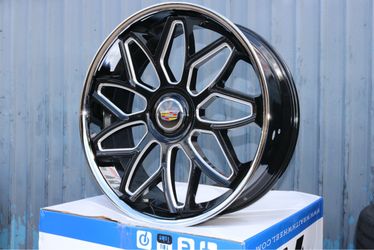 Cadillac Gloss Black Milled Alloy Wheel