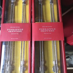 Eight stainless steel SKUs four in a box brand new never used$20