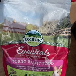 Brand New Oxbow Essentials Young Rabbit Food