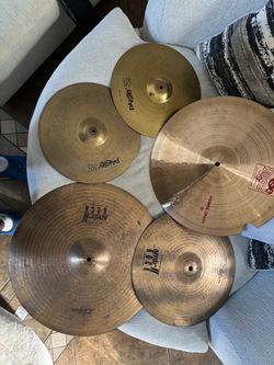Mixed Cymbal Lot – Paiste 302 & Zildjian ZBT Rock