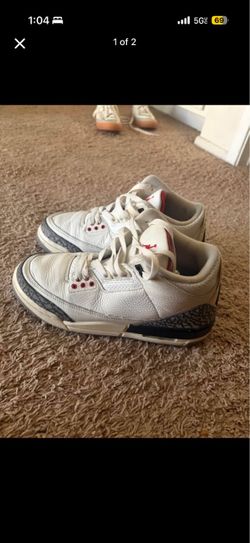 white cement gs jordan 3s