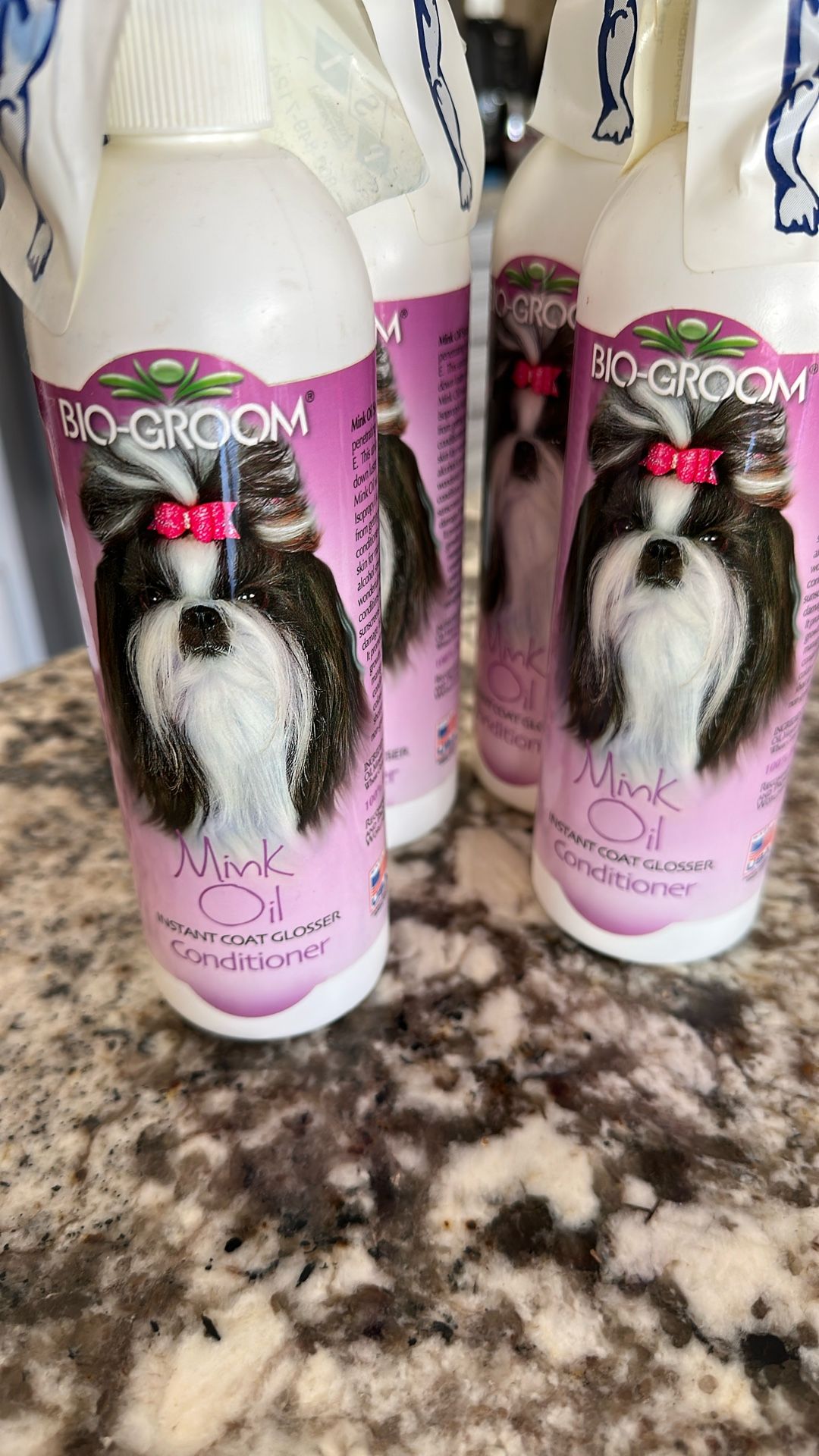 New Bio-Groom Mink Oil Conditioner For Dog Grooming 48 oz Total $20