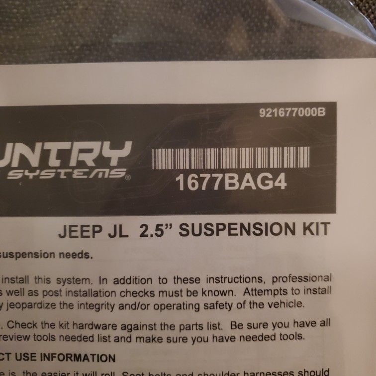Rough Country Jeep Wrangler 2.5 Lift Kit