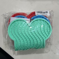 Dog/cat Silicone Lick Mat Slow Feeder 3pck 