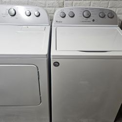 Great Working Agitator Less Whirlpool Washer And Dryer Set 