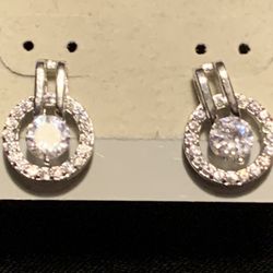 Dazzling earrings With Large Statement Stone $10