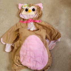 Toddler Girls 12/18 Month Owl Halloween Costume 