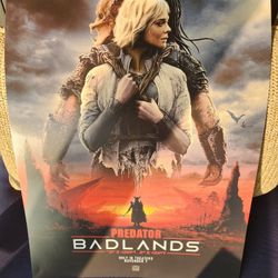 Predator Badlands Movie Poster From SDCC