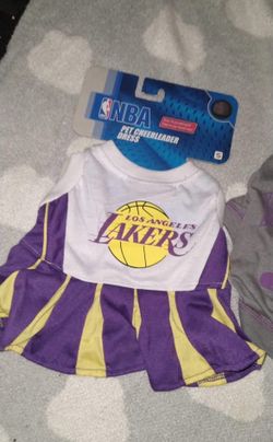 LA Lakers pet jersey