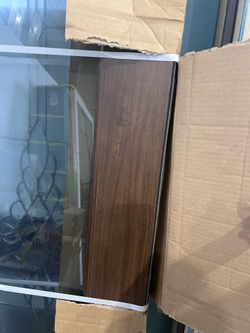 Impact Door Panel - Wood Grain Windoor