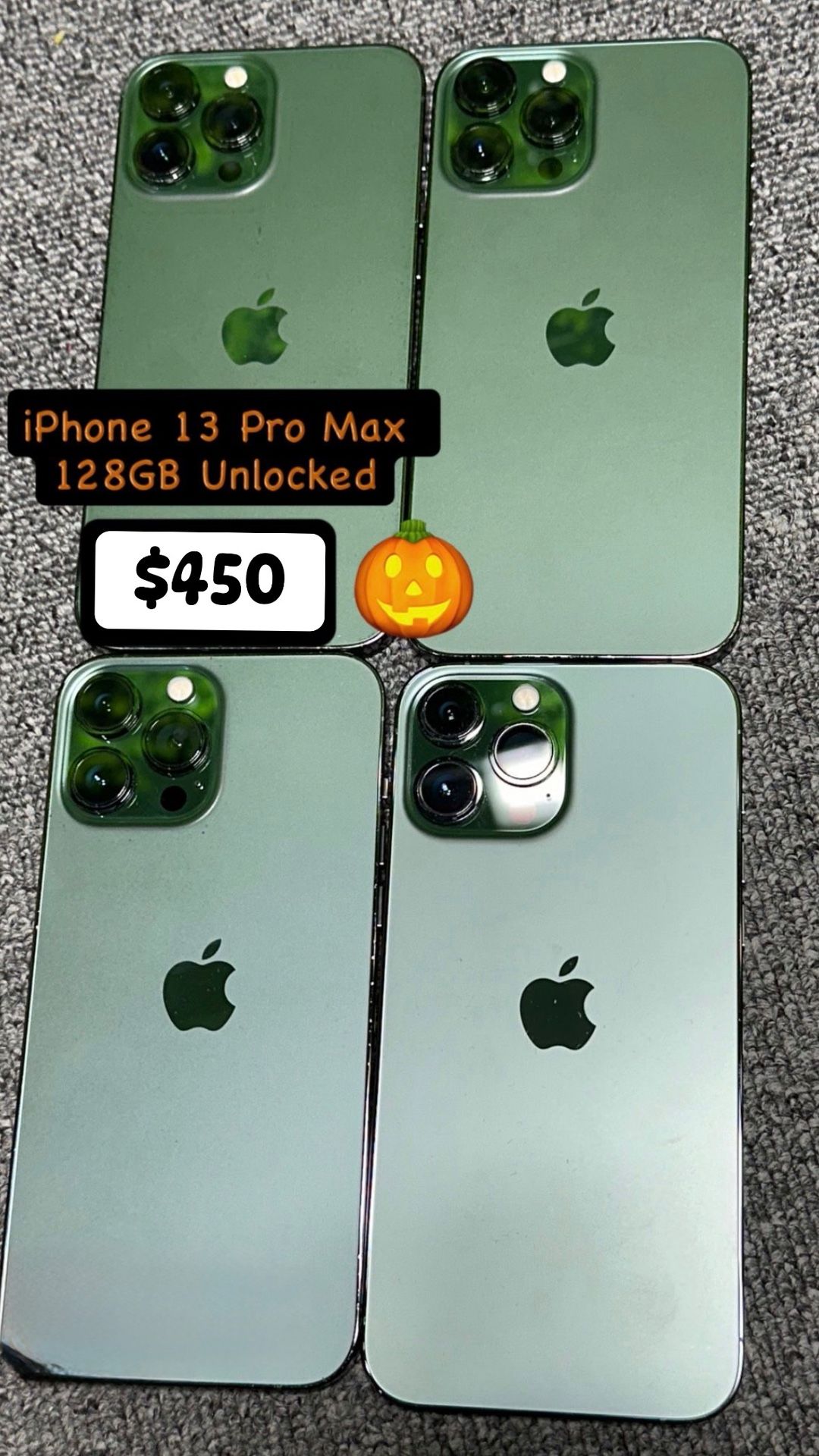 iPhone 13 Pro Max Unlocked 128GB - Green