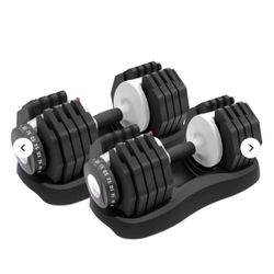 55 Lbs Adjustable Dumbbell Set (Pair) 