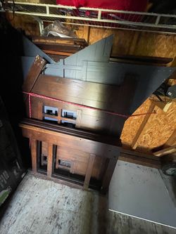 Kids farm bed cherry wood really nice was $5,000 now $300