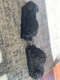 Antique Vintage Lion Bookends 