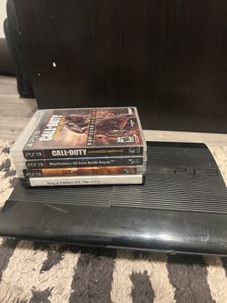 PS3 console+ Games