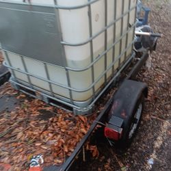 Trailer And Water Tank