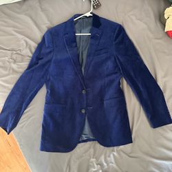 Blue Suede Blazer