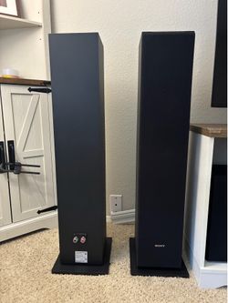 Sony SSCS3 3-Way Floor-Standing Speakers Pair Black