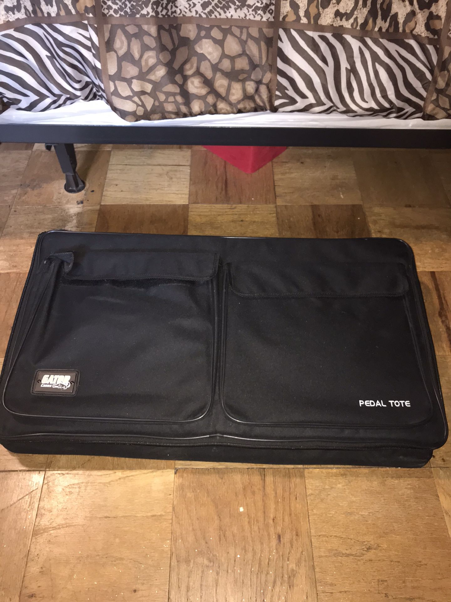 Guitar pedals and pedal case