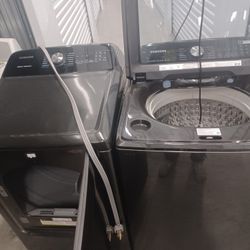 Samsung washer and dryer set works.Good 90 day, warranty.I fix and sell washers and dryers