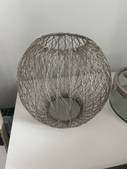 Decorative Candle Holder and Glass Bowl