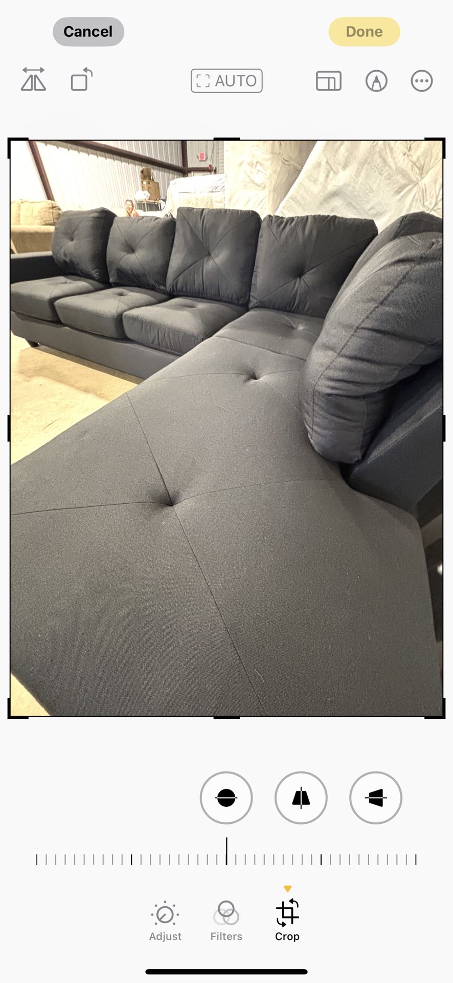 * Brand New * Black Sectional Couch Delivery Available