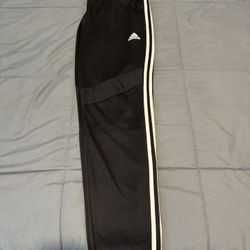 Black/ White Adidas Joggers