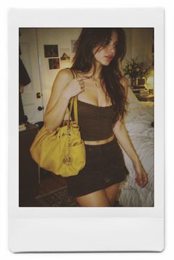 Michael Kors Mustard Yellow Leather Shoulder Bag