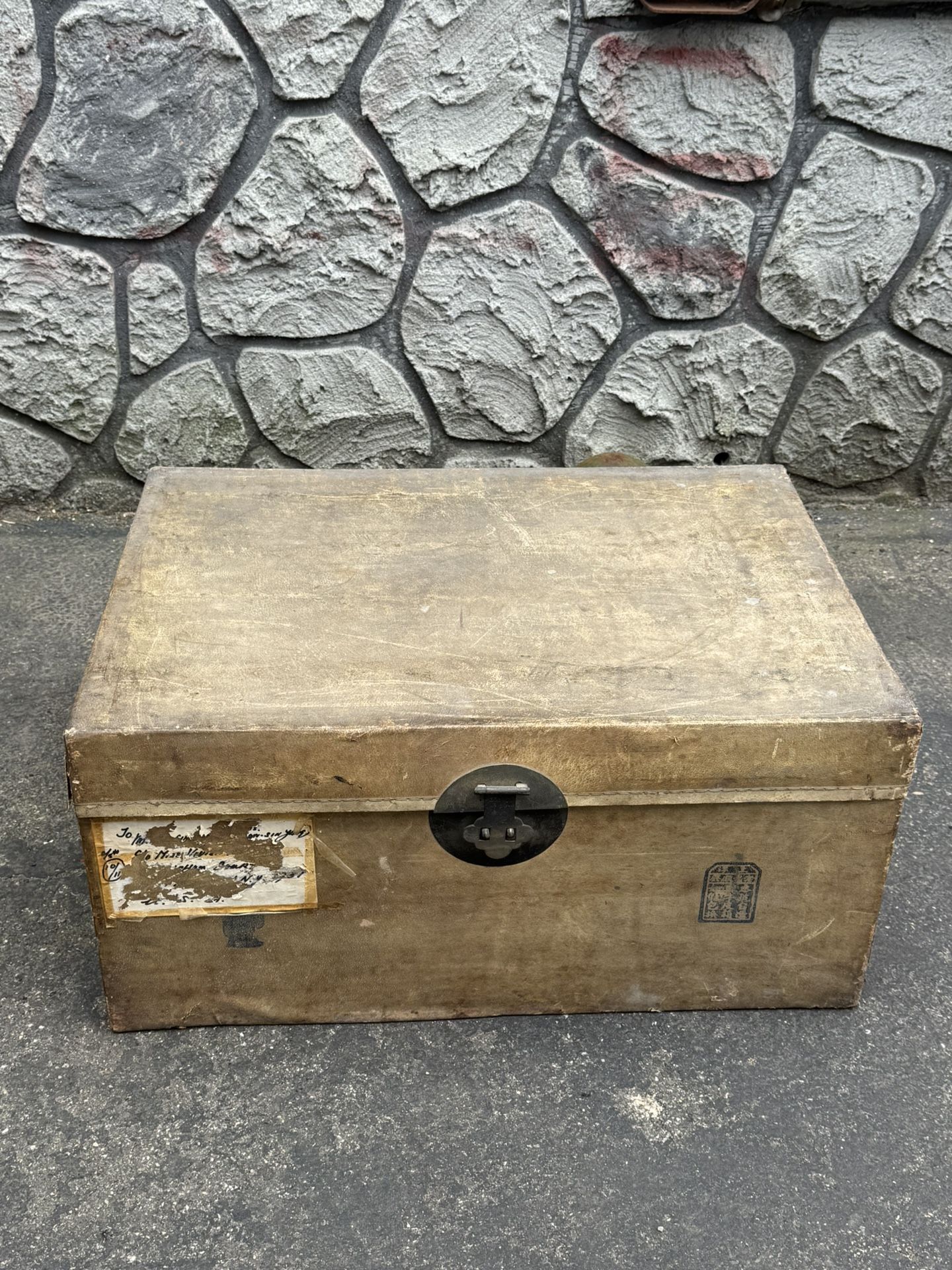 Vintage Trunk - Antique Storage Box