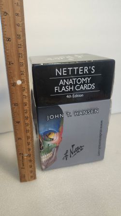 N. Peoria Netter's Anatomy flash cards 4th edition medicine human body study