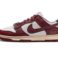 NEW Nike Dunk Low SE Just Do It Sail Team Red 