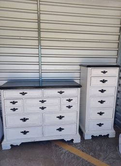 Farmhouse Bedroom Set – Dresser, Chest & 2 Matching Nightstands