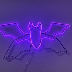 neon bat sign 