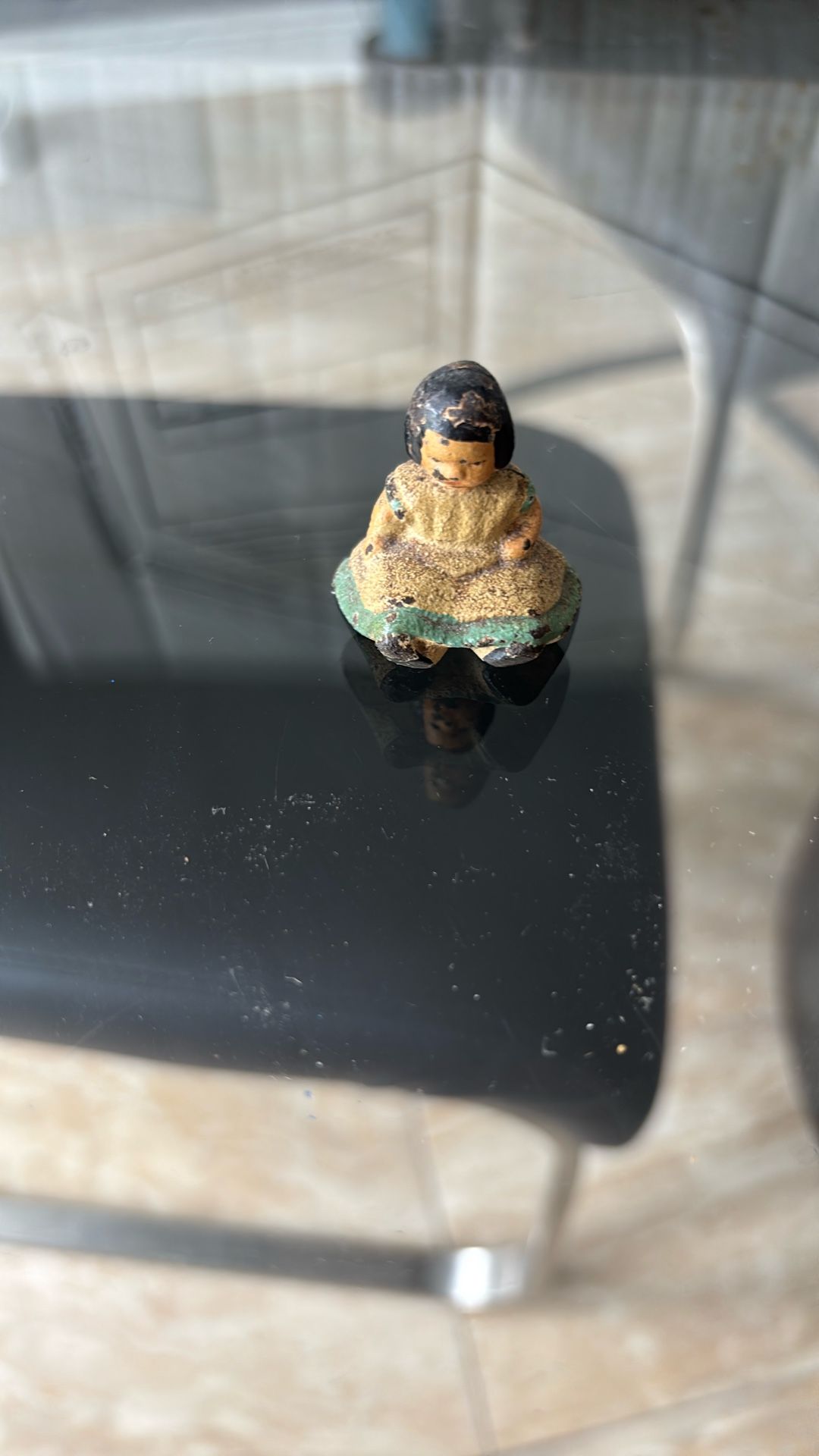 Vintage Mini Hubley Cast Iron Paper Weight