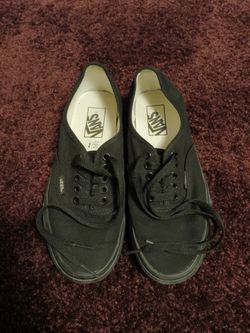 Authentic Vans, Black, 6.5M 8W