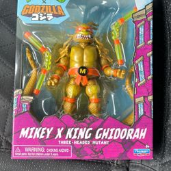 Mikey X King Ghidorah Tmnt Godzilla 